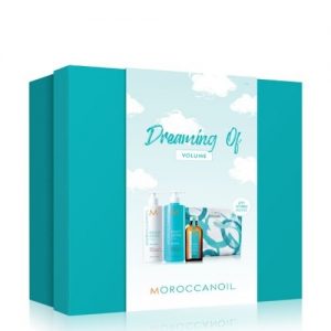 ערכת טיפוח סדרת הווליוםMOROCCANOIL – שמפו + מרכך 500 מ"ל +שמן טיפולי לייט 100 מ"ל